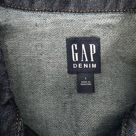 Reporposed Denim Jacket with Sequin Billowy sleeve - Picture 9 of 9